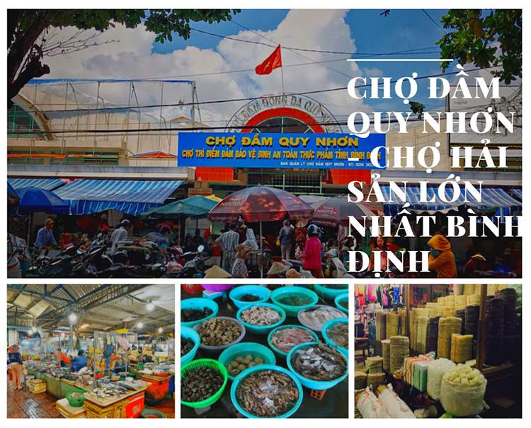 Khám Phá Chợ Đầm Quy Nhơn – khu chợ hải sản bậc nhất Xứ Nẫu
