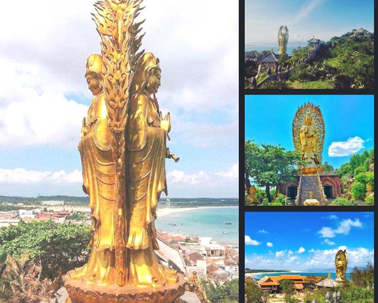 Tượng đôi quan thế âm bồ tát - Một trong những công trình cao nhất Việt Nam