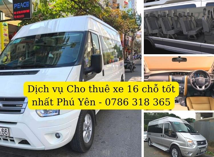 Dịch vụ thuê xe 16 chỗ tốt nhất Phú Yên