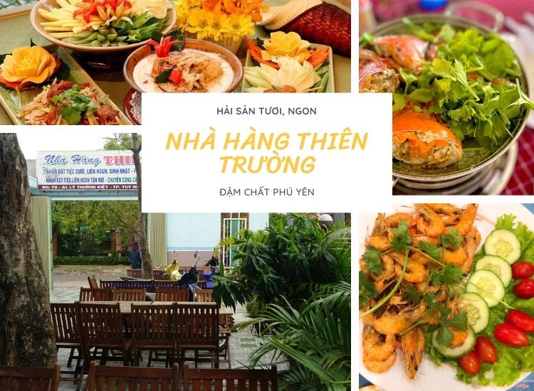 Nhà hàng Thiên Trường - Hải sản phong phú, chế biến thơm ngon